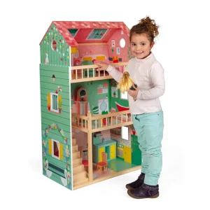 Janod Maisons De Poupées Et Accessoires>Maison de Poupée en Bois pour Enfant - Happy day