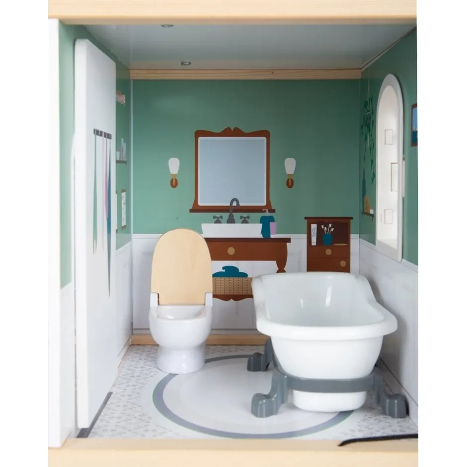 maison_de_poupe_pour_enfa_11.webp Small Foot Maisons De Poupées Et Accessoires>Maison de Poupée pour Enfants - Manoir