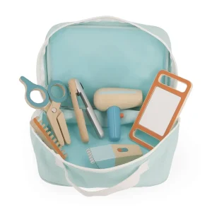 Janod Vie Quotidienne>Mallette du Coiffeur avec Accessoires en Bois pour Enfant