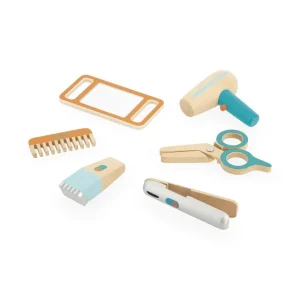 Janod Vie Quotidienne>Mallette du Coiffeur avec Accessoires en Bois pour Enfant
