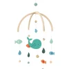 Goki Mobiles Pour Bébés>Mobile en Bois pour Bébé - Paisible Océan