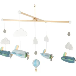 Small Foot Mobiles Pour Bébés>Mobile en Bois pour Bébé La Tête dans les Luages