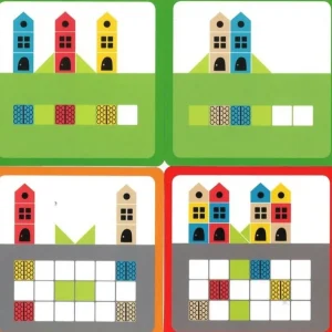 Goula Jeux De Mémoire Et D'association | Logique Et Raisonnement>Nouveau bâtisseur - Jeu éducatif en bois