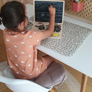 Small Foot Lettres, Écriture Et Langage>Ordinateur ardoise aimantée Bois Enfant Jeu éducatif