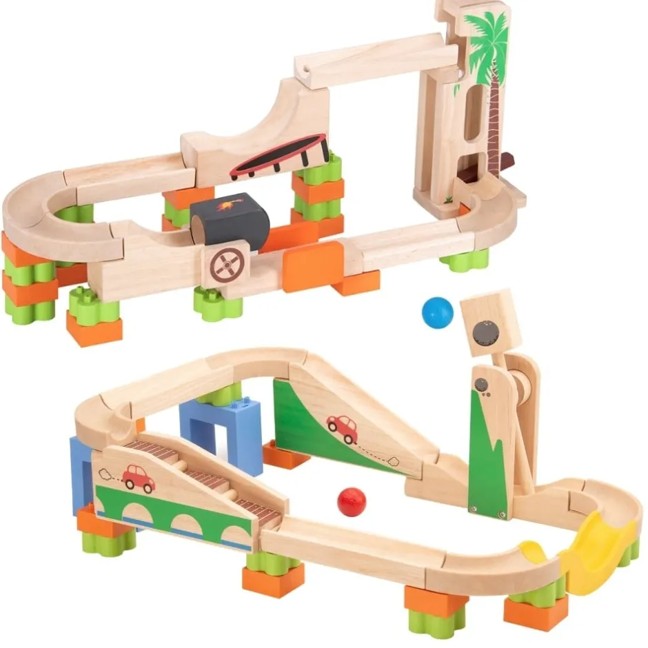 pack_circuit__billes_bois_1.webp Wonderworld Circuits À Billes En Bois>Pack Circuit à Billes Bois Élévateur et Accélérateur