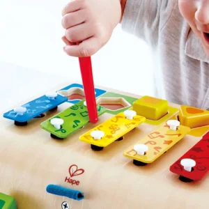 Hape Toys Jouets Musicaux>Piano xylophone en bois Enfant - Formes musicales