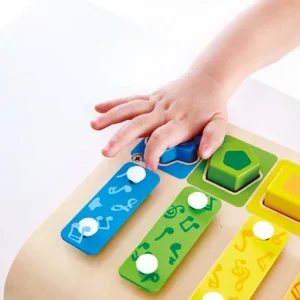 Hape Toys Jouets Musicaux>Piano xylophone en bois Enfant - Formes musicales