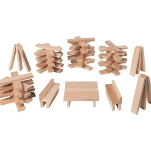Goki Blocs, Briques Et Planchettes De Construction>Planchettes de construction en bois pour enfant