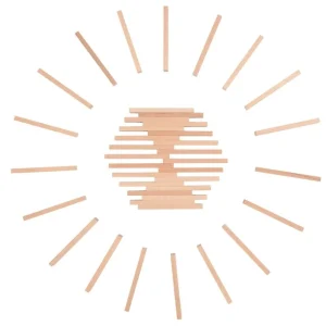 Goki Blocs, Briques Et Planchettes De Construction>Planchettes de construction en bois pour enfant