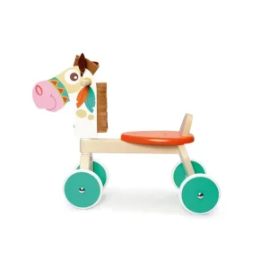 Scratch Jouets À Bascule Et Porteurs>Porteur en bois pour bébé - Cheval