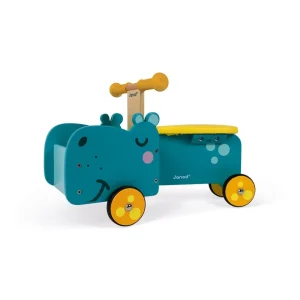 Janod Jouets À Bascule Et Porteurs>Porteur Hippo en Bois pour Bébé