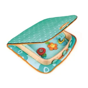 Hape Toys Premiers Jeux D'éveil Et Accessoires Bébé>Portique d'éveil pour bébé portable (bois, tissu)
