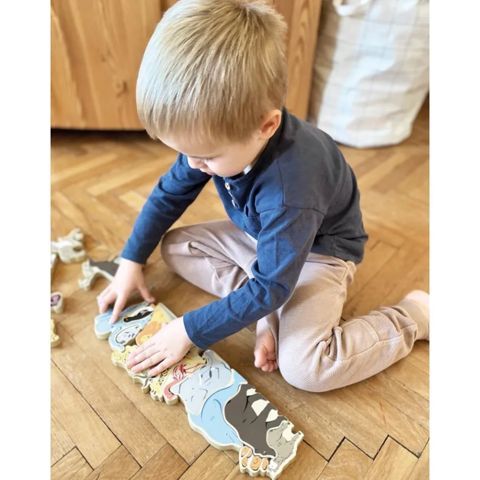 puzzle__pcs__lalphabet_de_5.webp Small Foot Puzzles | Lettres, Écriture Et Langage>Puzzle 26 pcs - L'Alphabet des Animaux pour Enfant