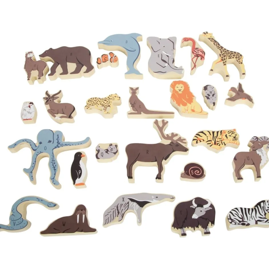 puzzle__pcs__lalphabet_de_7.webp Small Foot Puzzles | Lettres, Écriture Et Langage>Puzzle 26 pcs - L'Alphabet des Animaux pour Enfant