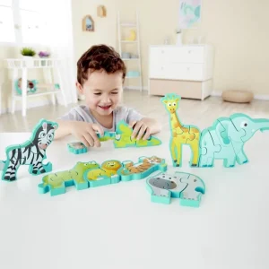 Hape Toys Puzzles | Lettres, Écriture Et Langage>Puzzle 26 PCS Bois Animaux Alphabétiques Enfant
