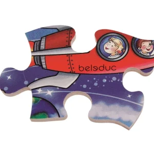 Beleduc Puzzles | Astronomie, Géographie Et Biologie>Puzzle 49 PCS Bois Éducatif pour Enfant Astronomie
