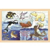 Goki Puzzles>Puzzle 24 PCS Bois pour Enfant - Sur la Banquise