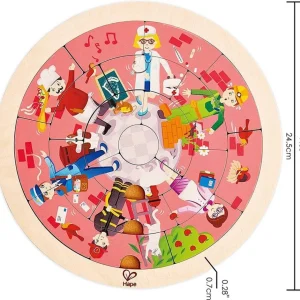Hape Toys Puzzles>Puzzle 19 PCS Bois pour Enfant La Ronde des Métiers