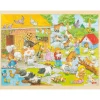 Goki Puzzles>Puzzle 48 Pièces en Bois pour Enfant Adorable Ménagerie