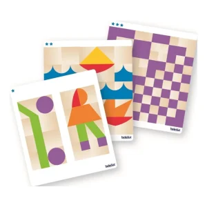 Beleduc Couleurs Et Formes>Puzzle Cubes en Bois pour Enfant - Mosaïque