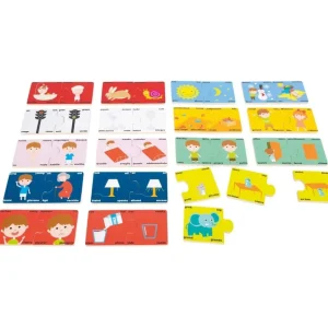 Small Foot Lettres, Écriture Et Langage>Puzzle éducatif en bois enfant - J'apprends les contraires