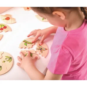 Beleduc Puzzles | Astronomie, Géographie Et Biologie>Puzzle Éducatif Enfant 30 PCS Bois Phases de Vie