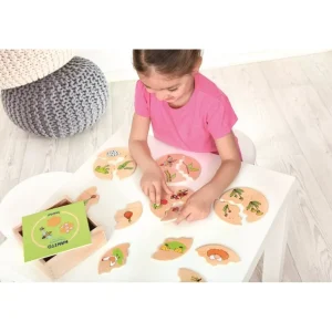 Beleduc Puzzles | Astronomie, Géographie Et Biologie>Puzzle Éducatif Enfant 30 PCS Bois Phases de Vie