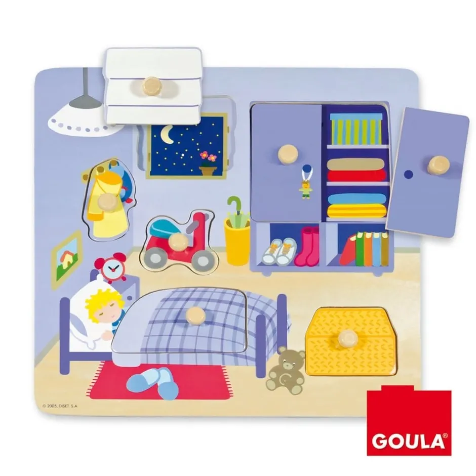 puzzle_en_bois_pour_bb__m_0.webp Goula Puzzles Premier Âge>Puzzle en bois pour bébé - Ma jolie chambre