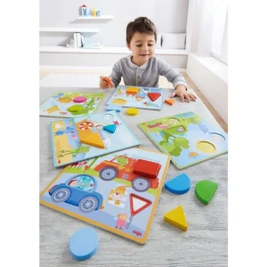Haba Puzzles Premier Âge>Puzzle en Bois pour Bébé - Rond comme le soleil