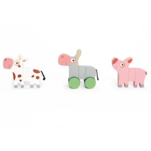 Scratch Puzzles Premier Âge>Puzzle 1er Âge Magnétique en Bois Petite Ménagerie