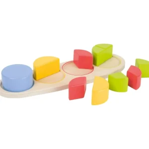 Small Foot Chiffres Et Calcul>Puzzle fraction en bois - Jeu éducatif pour enfant