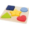 Small Foot Chiffres Et Calcul>Puzzle géométrique fraction en bois - Jeu éducatif enfant