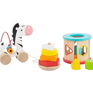 Small Foot Jouets À Empiler Et À Encastrer>Set de Jouets de Motricité en Bois pour Bébé