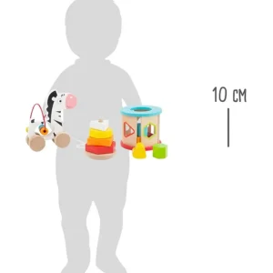 Small Foot Jouets À Empiler Et À Encastrer>Set de Jouets de Motricité en Bois pour Bébé