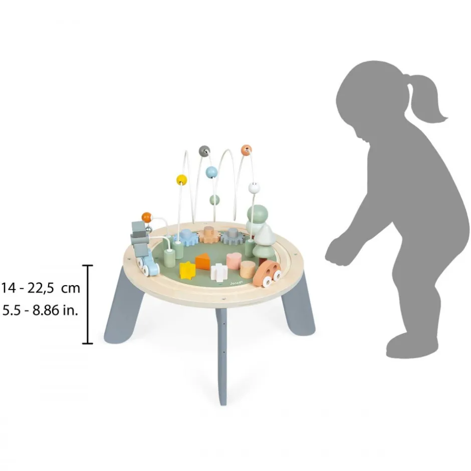 table_dactivits_en_bois___10.webp Janod Bouliers, Looping Et Tables Multi-activités>Table d'Activités en Bois - Sweet Cocoon (Éveil)
