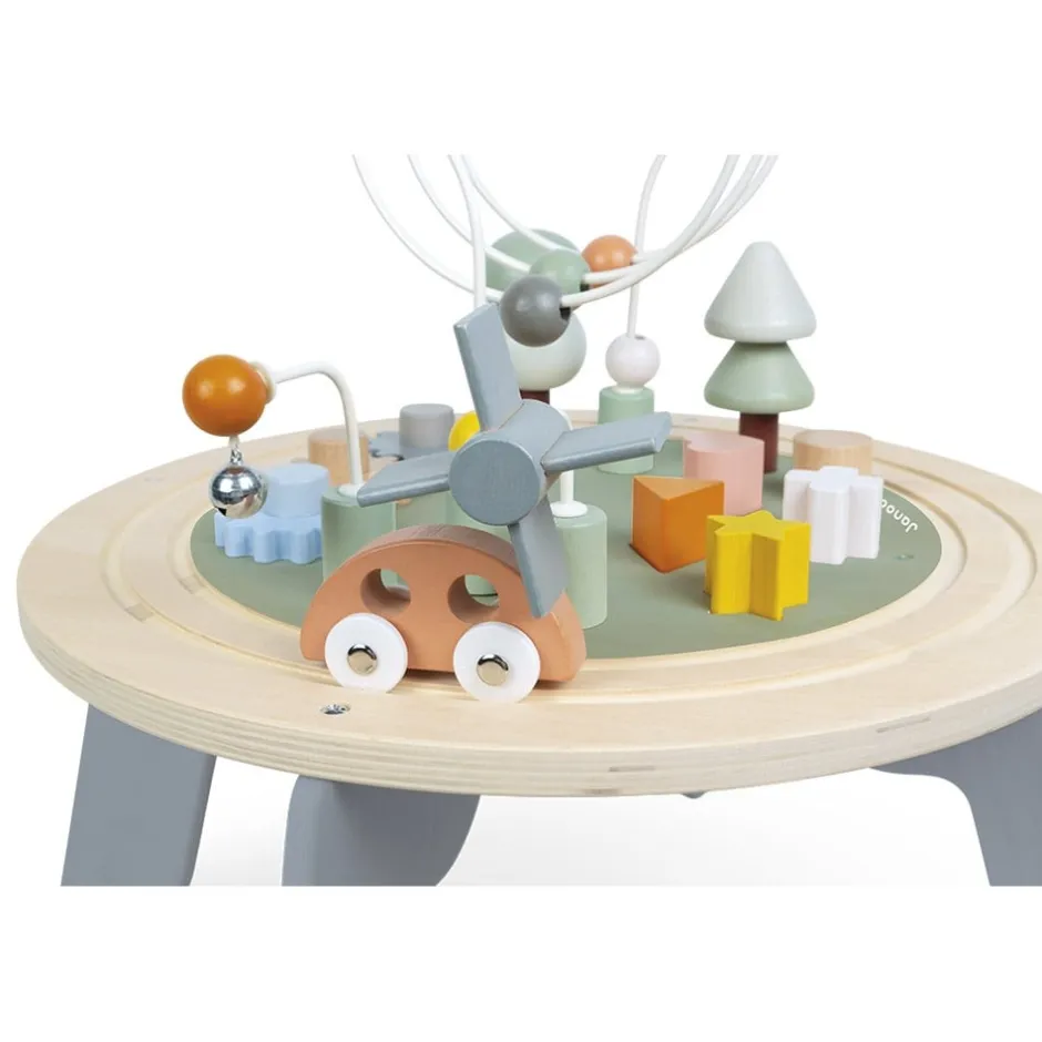 table_dactivits_en_bois___4.webp Janod Bouliers, Looping Et Tables Multi-activités>Table d'Activités en Bois - Sweet Cocoon (Éveil)