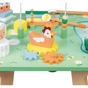 Janod Bouliers, Looping Et Tables Multi-activités>Table d'Activités Jolie Prairie en Bois pour Bébé