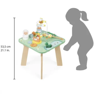 Janod Bouliers, Looping Et Tables Multi-activités>Table d'Activités Jolie Prairie en Bois pour Bébé