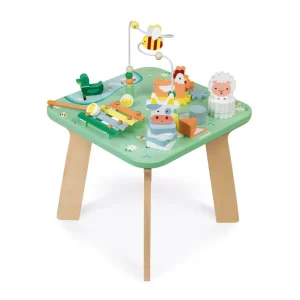 Janod Bouliers, Looping Et Tables Multi-activités>Table d'Activités Jolie Prairie en Bois pour Bébé