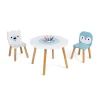 Janod Mobilier Enfant>Table et 2 Chaises en Bois Banquise pour Enfants