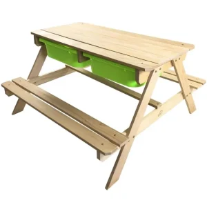 Sunny Sport Et Activités D'extérieur>Table Jeux d’Eau et de Sable en Bois pour Enfant
