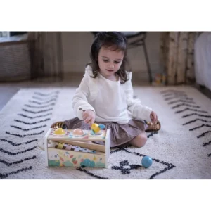 Janod Jouets Musicaux | Jouets À Enfiler Et À Marteler>Tap Tap Xylo Pure - Jouet Bébé en Bois à Marteler