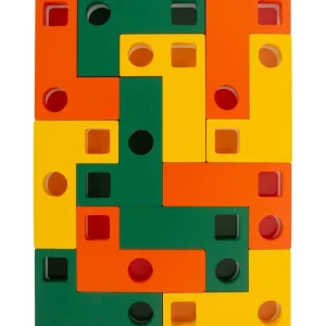 Small Foot Puzzles | Couleurs Et Formes>Tetris Géométrique Coloré en Bois pour Enfant