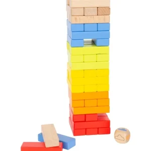 Small Foot Jeux D'adresse Et D'équilibre>Tour chancelante en bois pour enfants