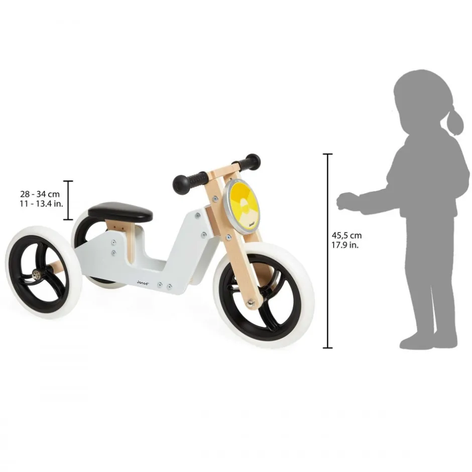 tricycle_et_draisienne__e_9-2.webp Janod Draisiennes Et Tricycles>Tricycle et Draisienne 2 en 1 Bois Moto pour Enfant