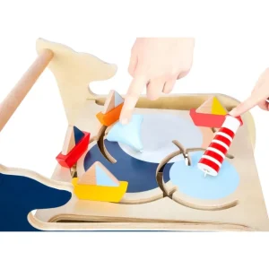 Small Foot Trotteurs Et Chariots De Marche>Trotteur Voyage Marin en Bois pour Bébé