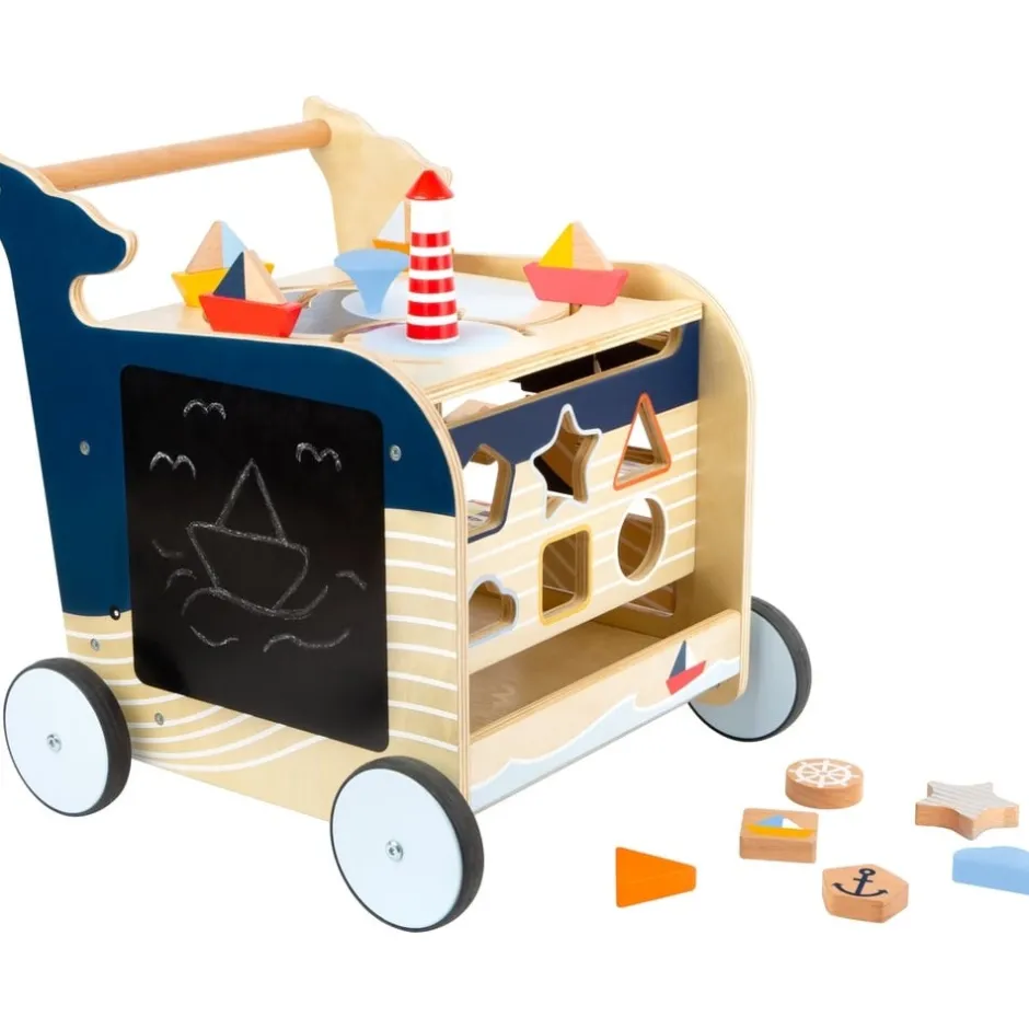 trotteur_voyage_marin_en__2.webp Small Foot Trotteurs Et Chariots De Marche>Trotteur Voyage Marin en Bois pour Bébé