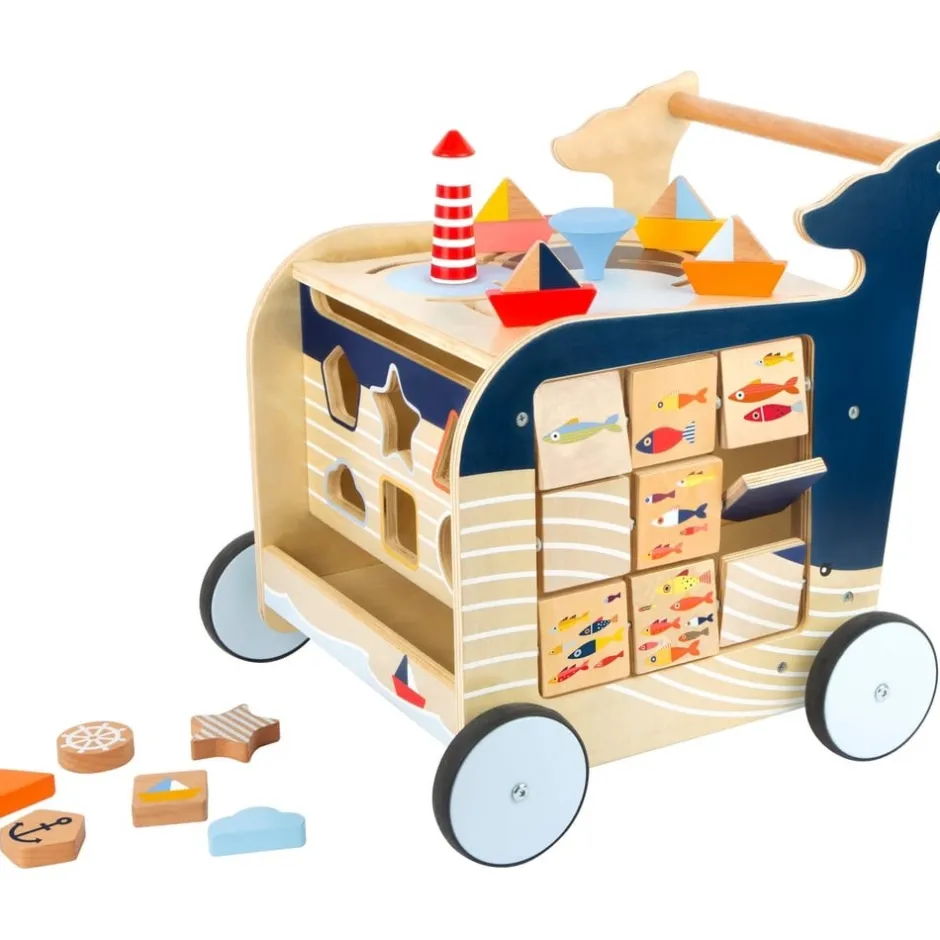 trotteur_voyage_marin_en__6.webp Small Foot Trotteurs Et Chariots De Marche>Trotteur Voyage Marin en Bois pour Bébé