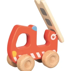 Goki Voitures Et Véhicules>Véhicule pompier en bois pour enfants