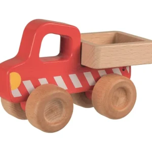 Goki Voitures Et Véhicules>Véhicule utilitaire à benne en bois pour enfants